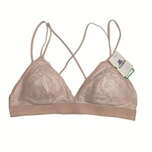 b.tempt’d by Wacoal Lace Encounter Strappy Bralette in Pink Large New